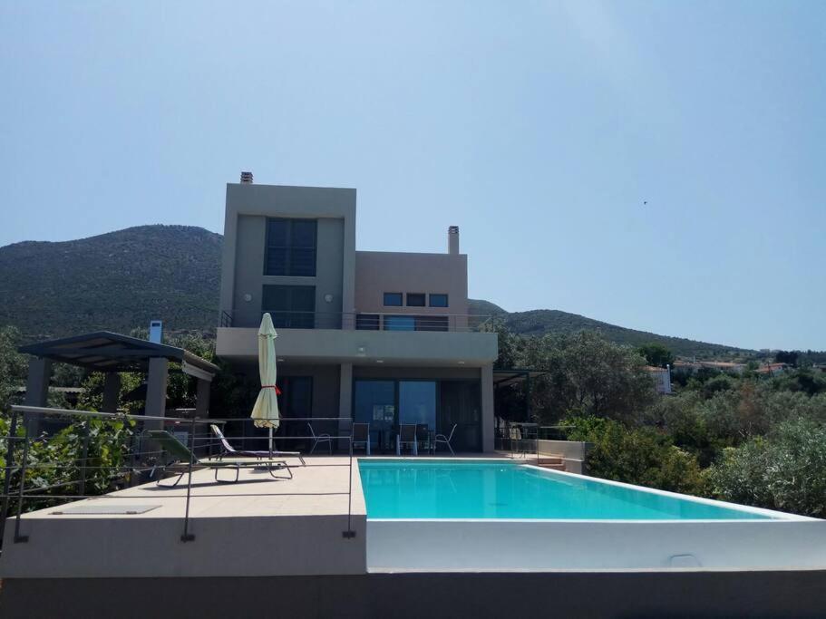 Panoramic View Summerhouse Loukissia Exterior foto